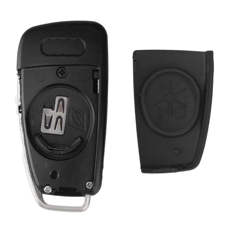 3 Buttons Replacement Remote Flip Key Fob Case Shell For Audi A3 A4 A6 Q7 TT HU66 Uncut Blade