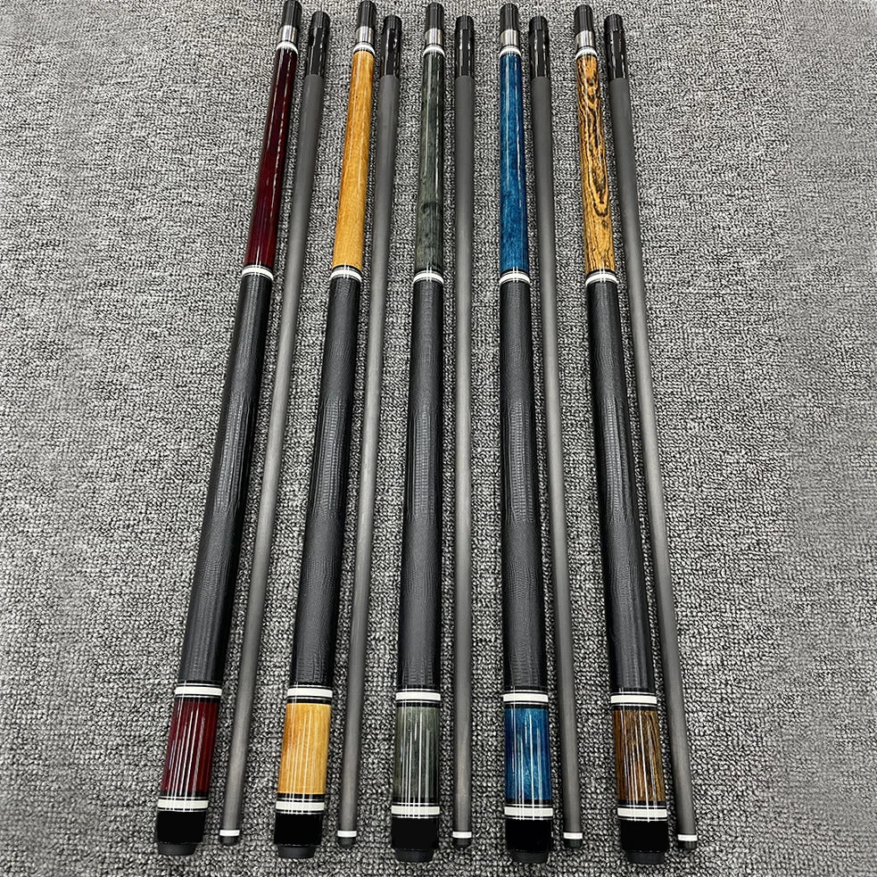 

STLFProfessional 1/2 Joint Snooker & Billiard Cue 12.5mm 9.5mm 13nn Genuine Carbon Fiber Shaft Designed for Top Athletes' Play