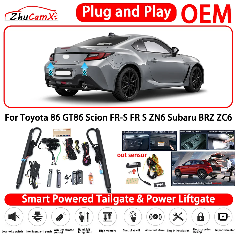 for Toyota 86 GT86 Scion FR-S FR S ZN6 Subaru BRZ ZC6 OEM Smart Powered Tailgate Power Liftgate Automatic Rear Trunk Tailgate ﻿