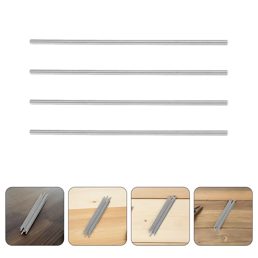 

30Pcs Crochet Blocking Pins Stainless Steel Rod Pins Knitting Tool Durable Polished Surface Blocking Board Pegs Industrial Use