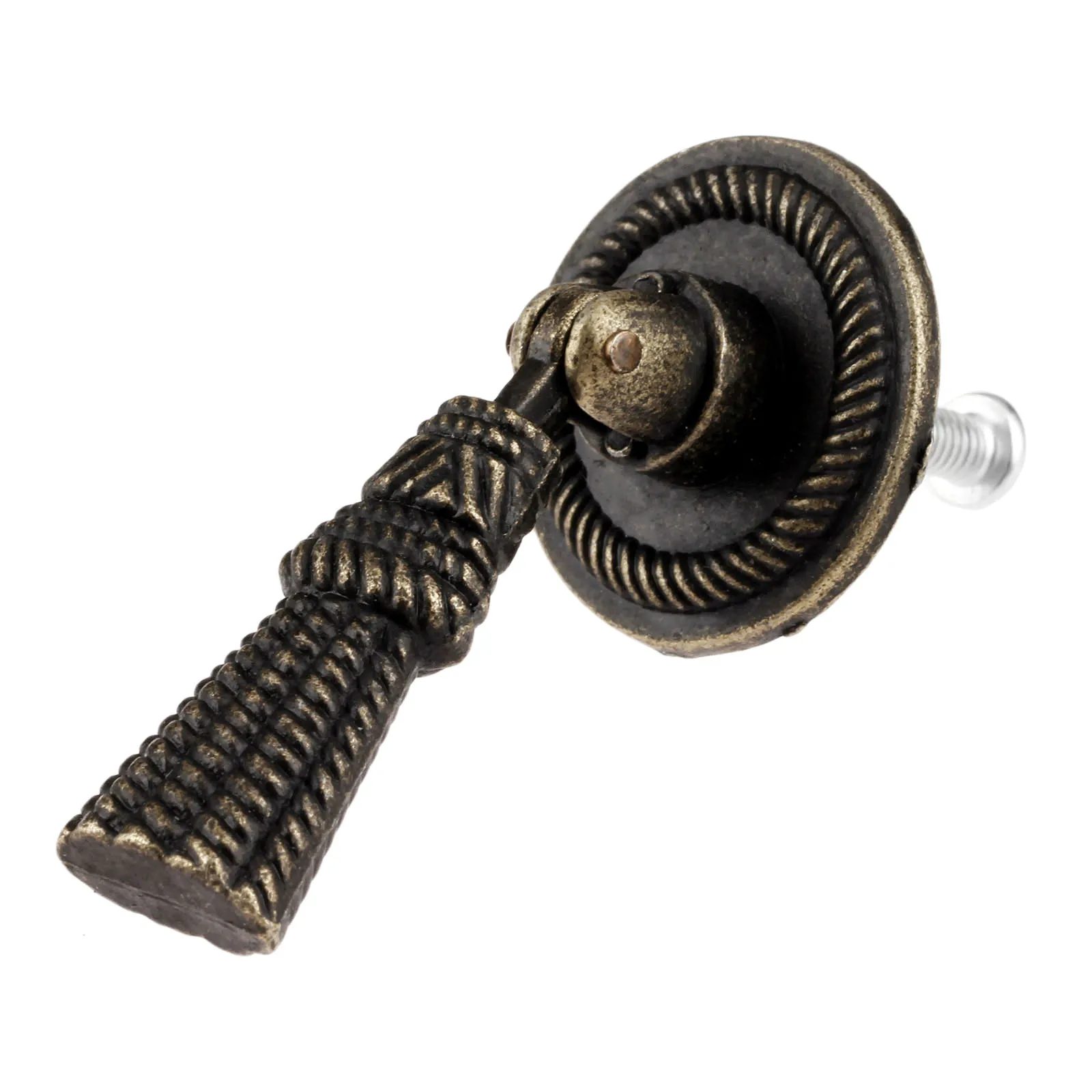 1PC European Style Pull Knob For Cupboard Cabinet Door Wardrobe Drawer Hardware Fittings With Screw Antique Bronze 28*50mm