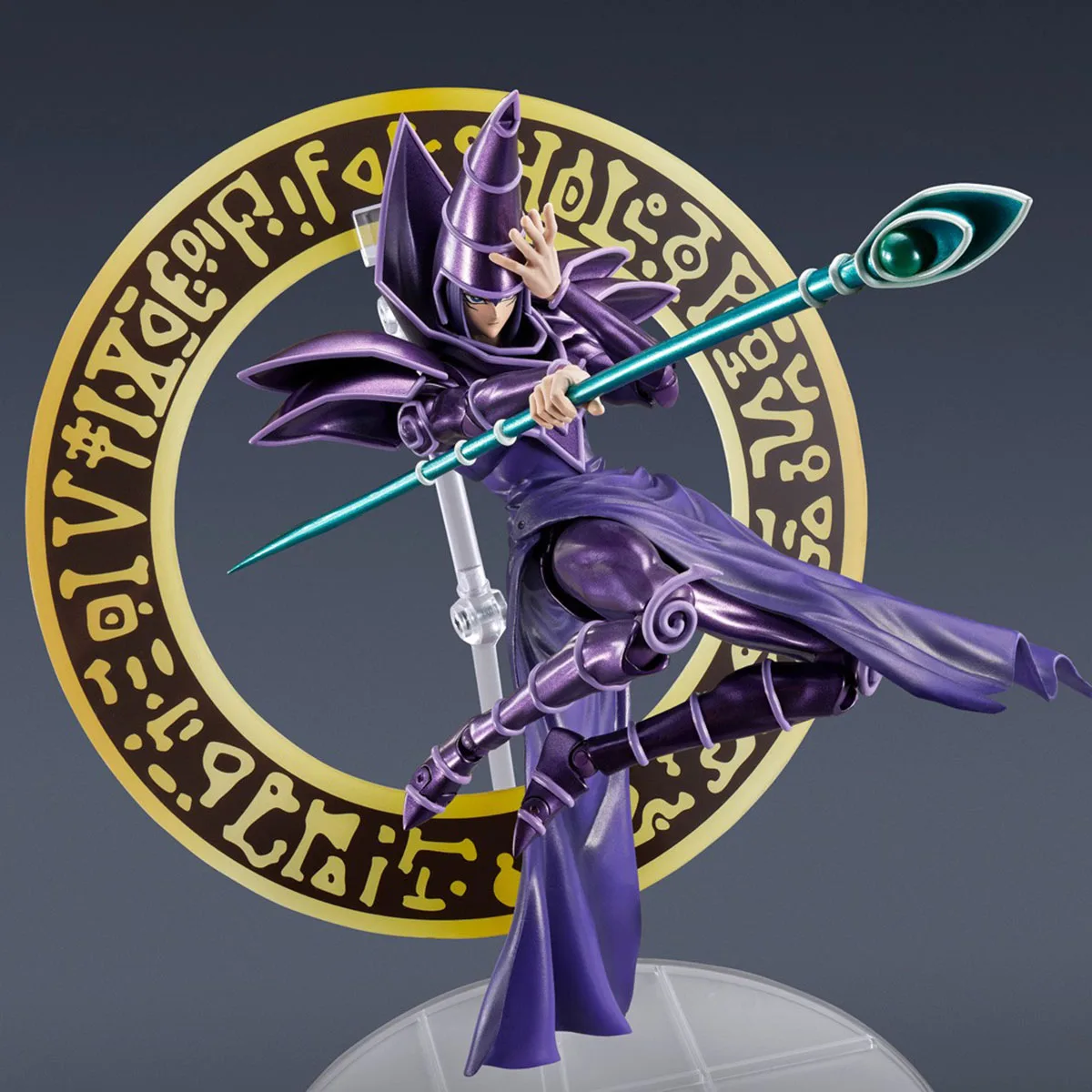 Origineel op voorraad Bandai Spirits S.H.MonsterArts Yu-Gi-Oh! Duel Monsters - Black Magician Anime Figuur Action Figure Model Speelgoed