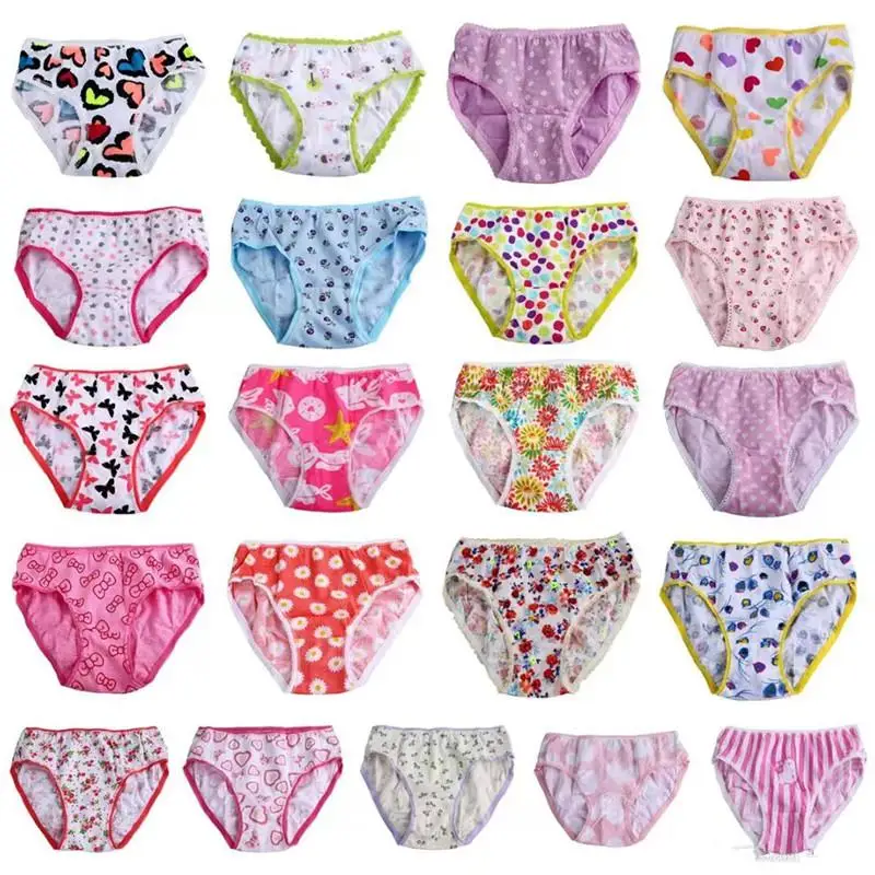 6PC/Lot is picked randomly Girls Underwear Panties Briefs Children Pants Kids Underwear