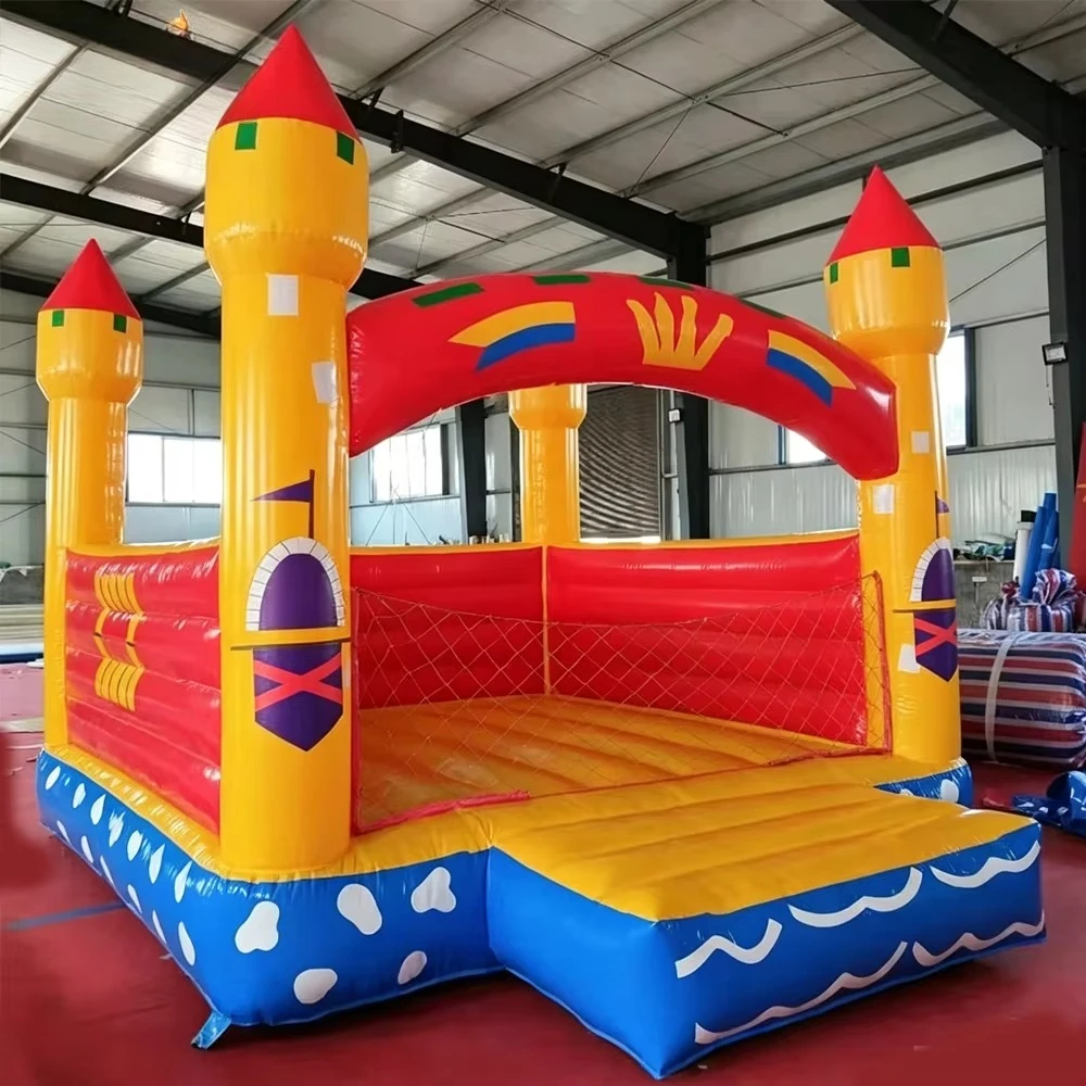Inflatable Water Slide, Commercial Bounce House, Large Jumper Castle for Kids, 6 in 1 Bouncy Jump Combo, Pool Party Toy