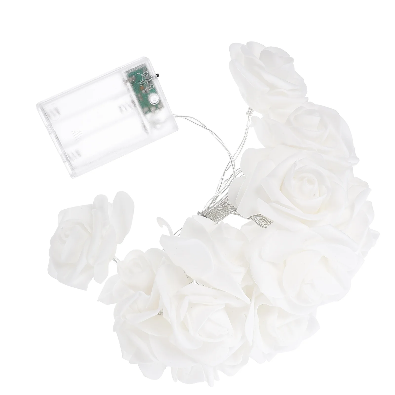 1pc rosa luz da corda fada romântico feriado festival festa decoração para árvore de natal janela parede brilho iluminação