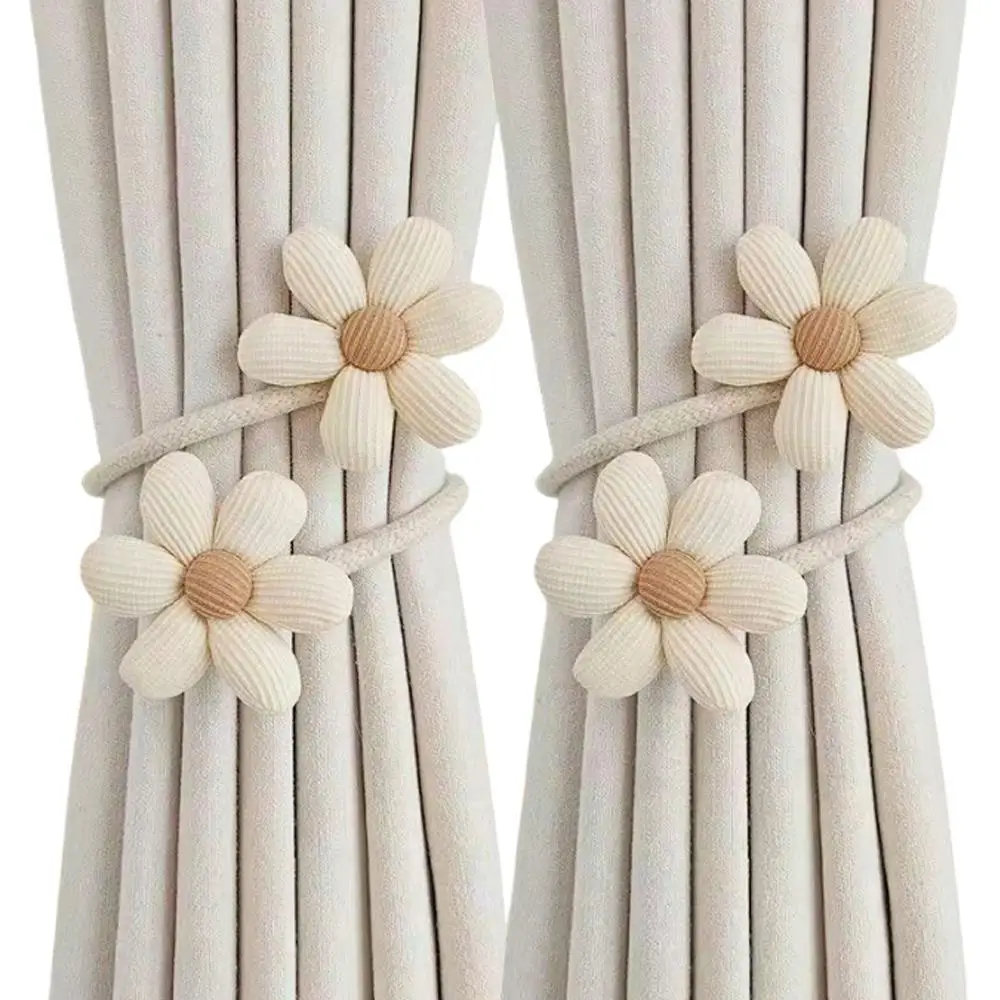 Curtain Straps Bendable Curtain Buckles Useful Accessories Flower Straps Gauze Curtain Items Colorful Supplies Cartoon Home Knot