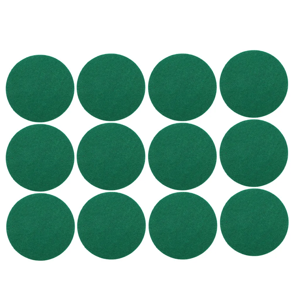 

Набор из 12 накладок для аэрохоккея, 95 мм, из полиэфирного волокна, для клюшек, для плавной игры, сменные накладки для молотков, для дома