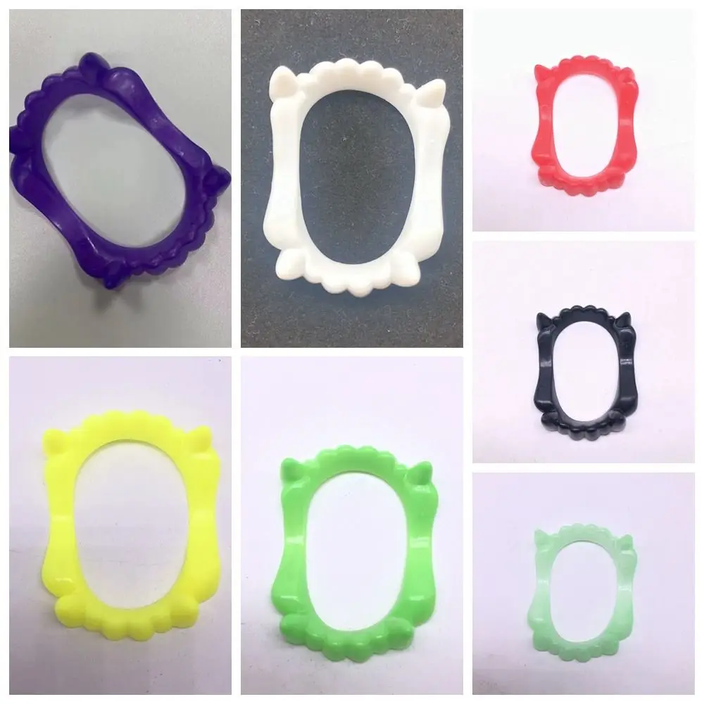 10 pcs/set Glow Luminous Dentures Werewolf Cosplay Costume Prop Halloween Fake Teeth Plastic Zombie Fake Teeth Carnival