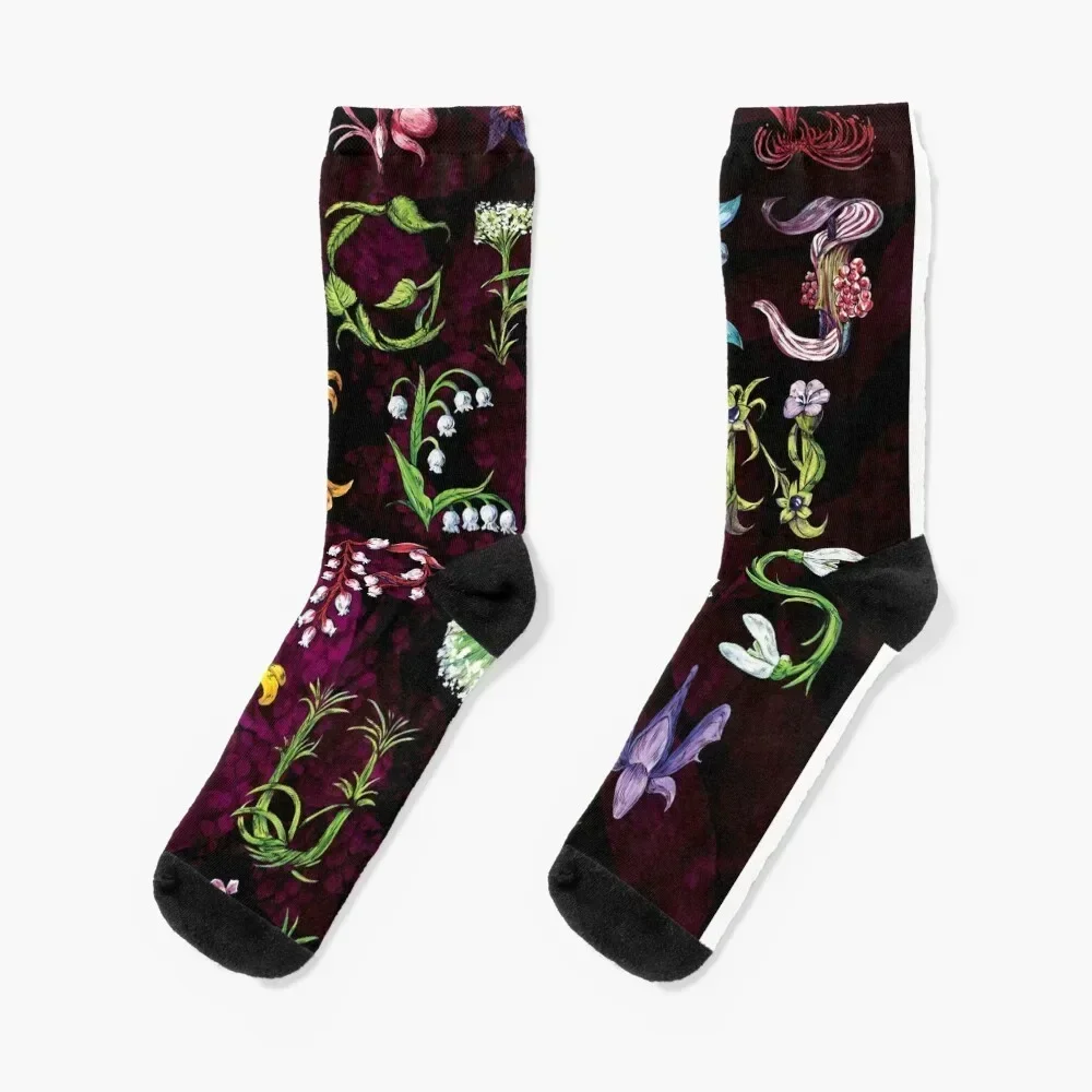 

Noxius Plants Socks Run Christmas fashionable Novelties Women Socks Men's