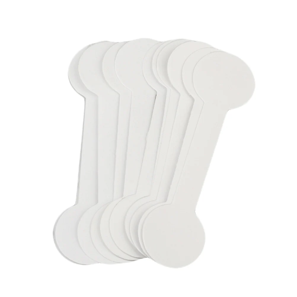 300pcs Adhesive Label Stickers Tag Jewelry Price Blank Round Ring Hanging Display Labels For Store Mall Use White File Folder