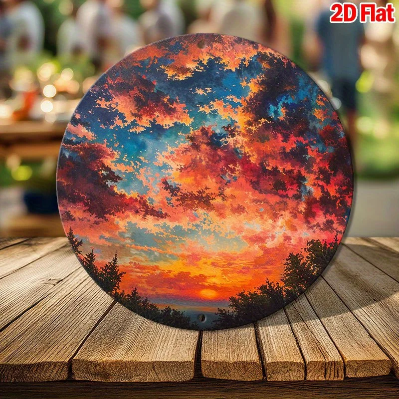 2D Flat Decorative Signs And Plaques 2D Flat, 1pc 2D Flat Wall Decoration Triangular Gable Wall Hanging Classic Wall Art Colorfu