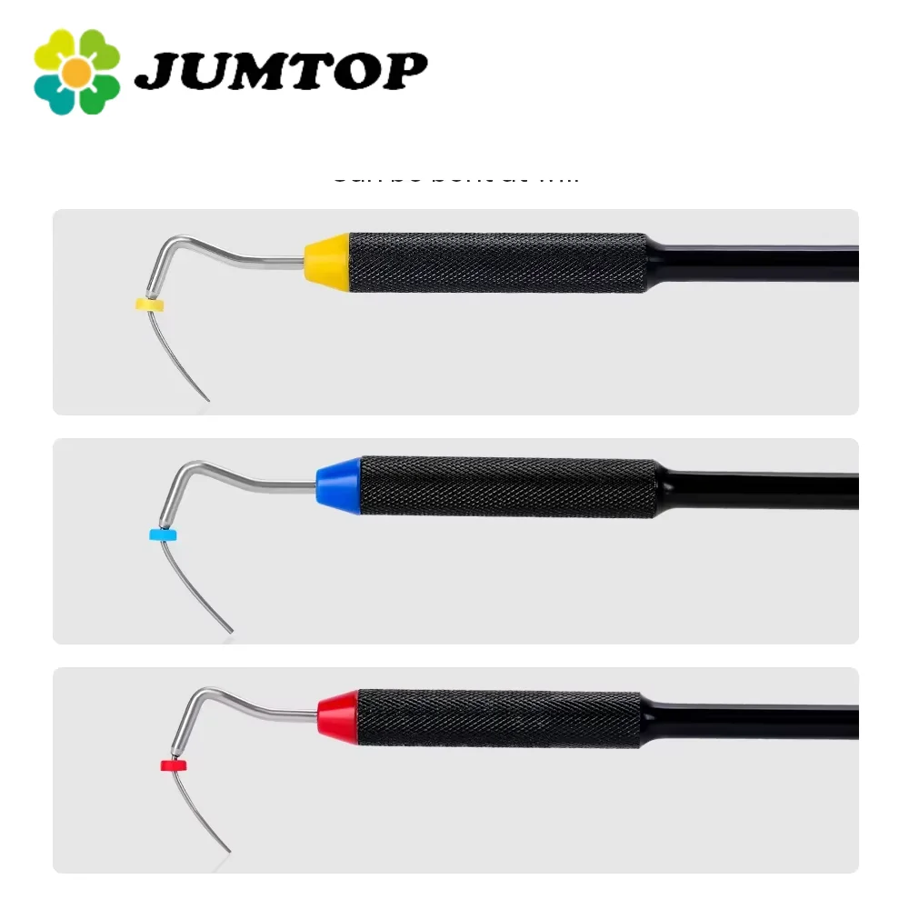 

JUMTOP 3 размера стоматологический эндоан Бюхнан ручной затыкатель наполнитель для корневых каналов NITI наконечник из нержавеющей стали эндодонтические стоматологические инструменты