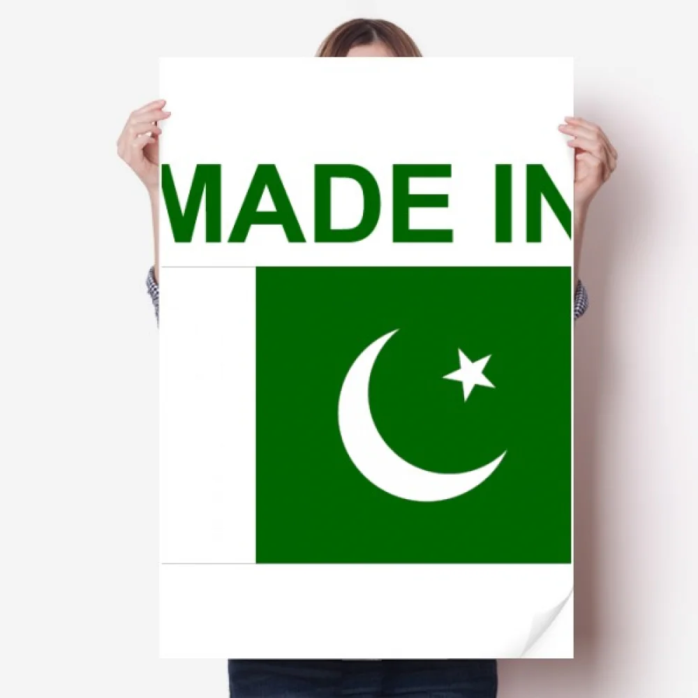 

Pakistan Country Love Sticker Decoration Poster Playbill Wallpaper Window Decal