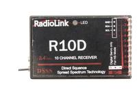 Radiolink R10D 10-CH 2.4GHz DSSS Receiver for AT9 AT10 RC Transmitter 2.4G 10CH Remote Control System