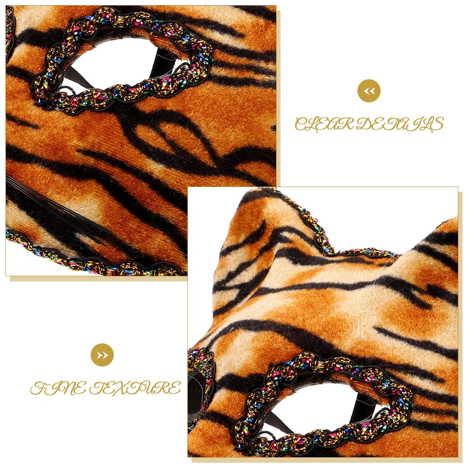 

Tiger Mask Tiger Mask Face Cosplay Masquerade Carnival Costume Masks Stylish Comfortable Lightweight