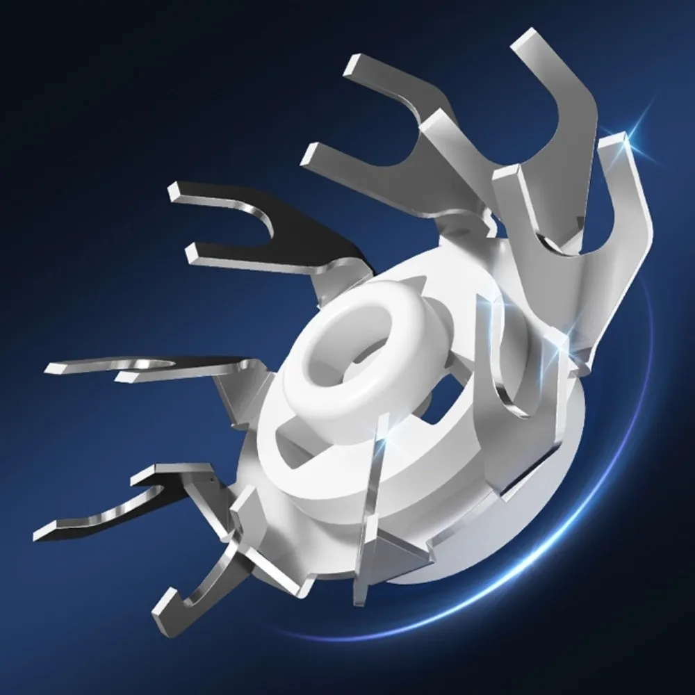 ماكينة حلاقة كهربائية صغيرة UFO برأس مزدوج غطاء مغناطيسي ماكينة حلاقة دوارة IPX7 مقاومة للماء قابلة لإعادة الشحن ماكينة حلاقة اللحية هدية للرجال #5