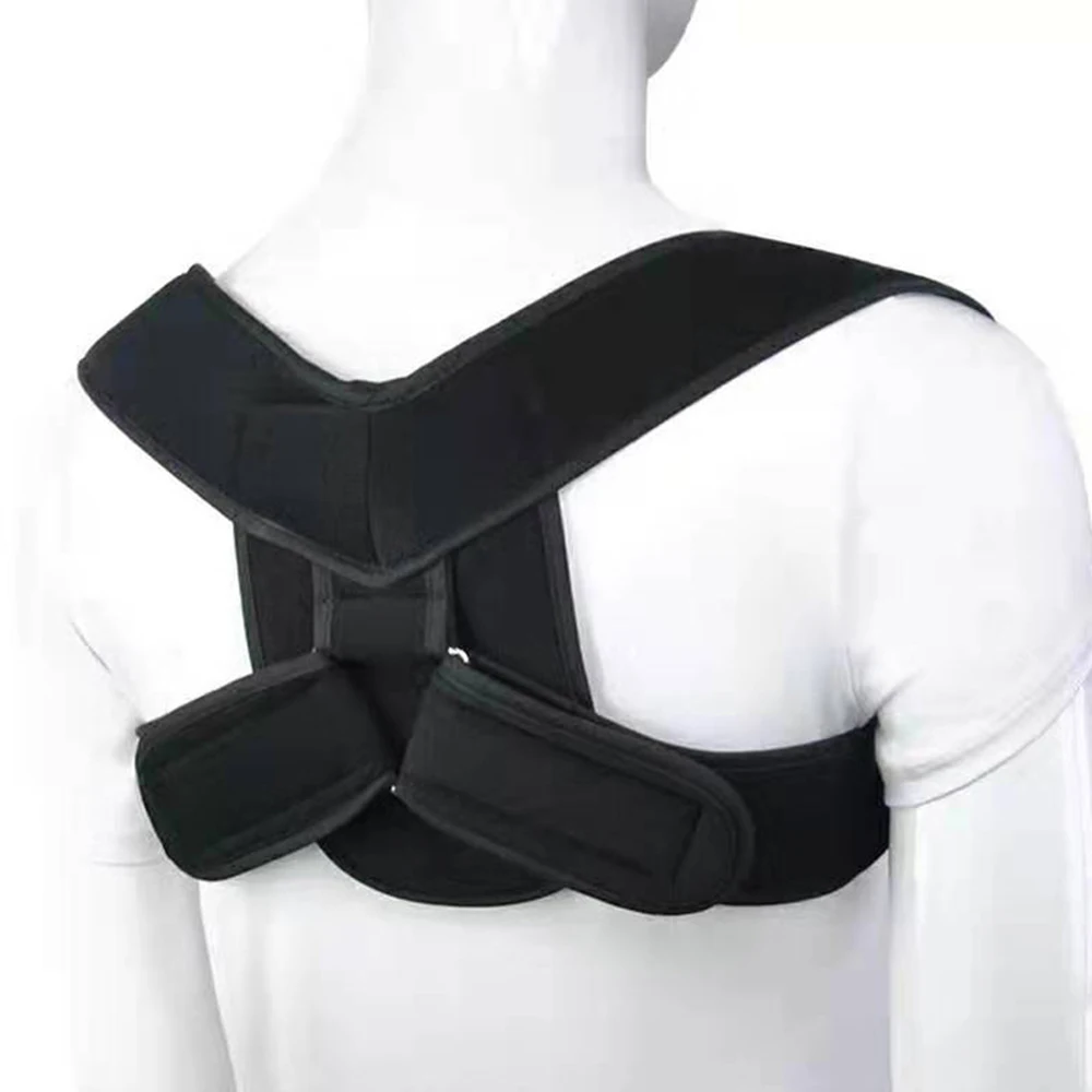 Adjustable Back Shoulder Posture Corrector Belt Clavicle Spine Support Reshape Your Body Home Office Sport Upper Back Neck Brace