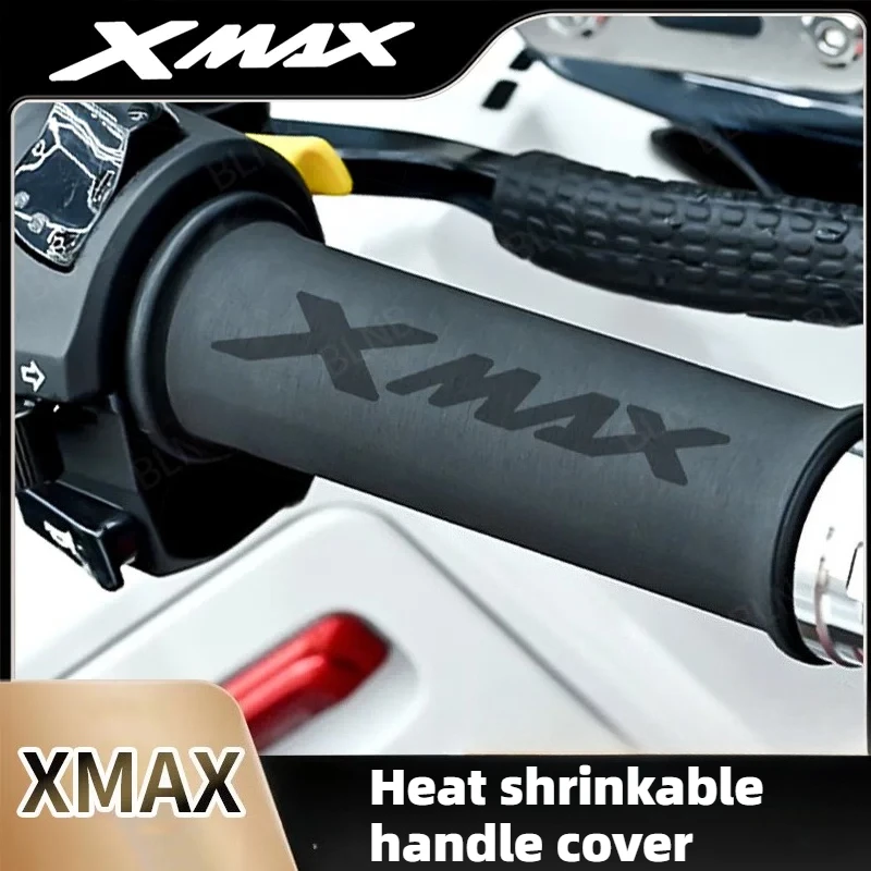 For Yamaha XMAX300 heat shrinkable rubber hand grip with anti slip and moisture-absorbing properties Rubber hand grip cover