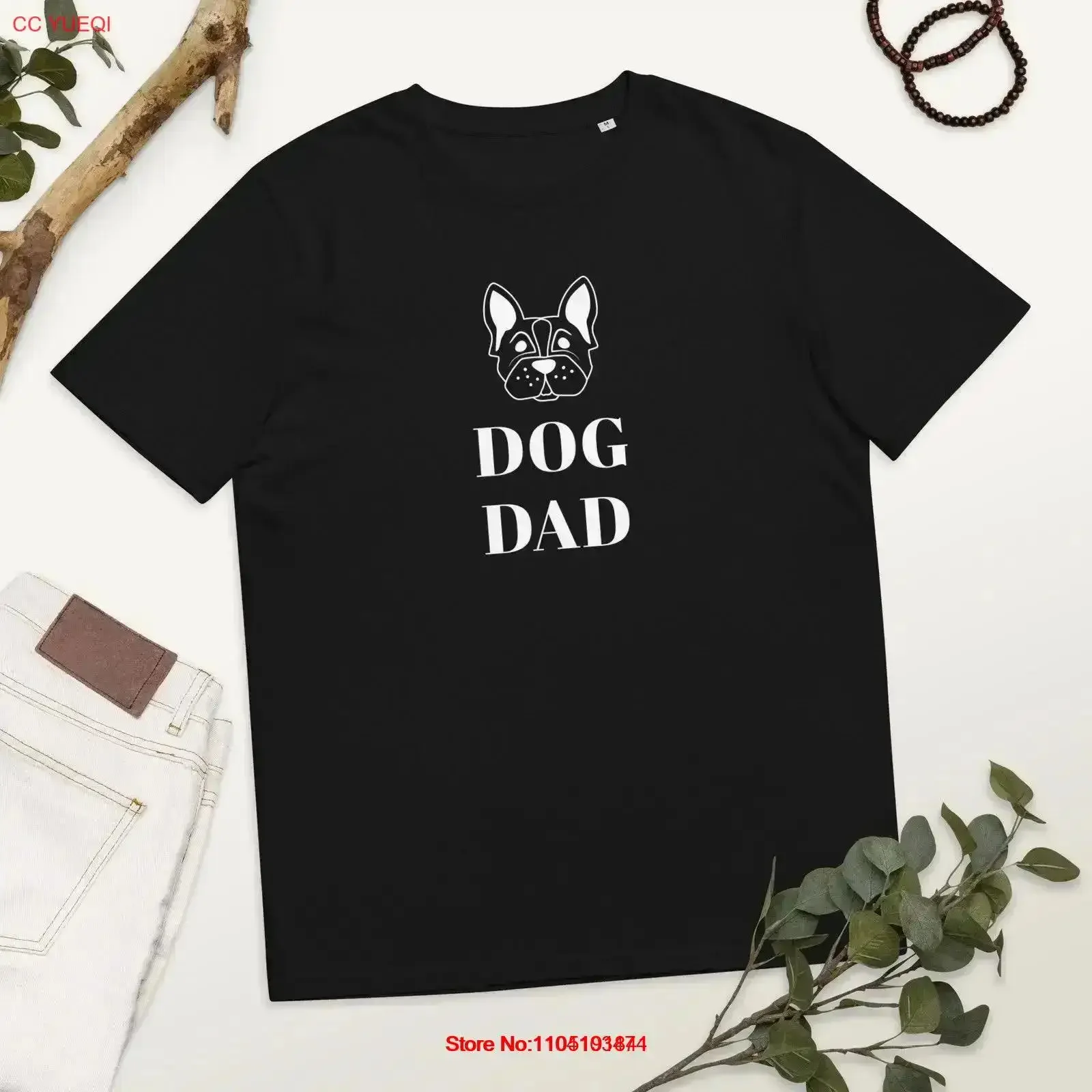 

dog dad Mens Novelty T shirt Funny Joke Theme Present Xmas Awesome Owner Lover vintage Washed Casual streetwear vintage Washed