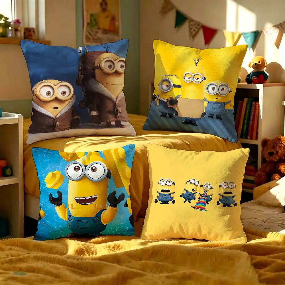 M-MinionS-S Personalized picture text home decorative pillows Household Gifts 45x45cm
