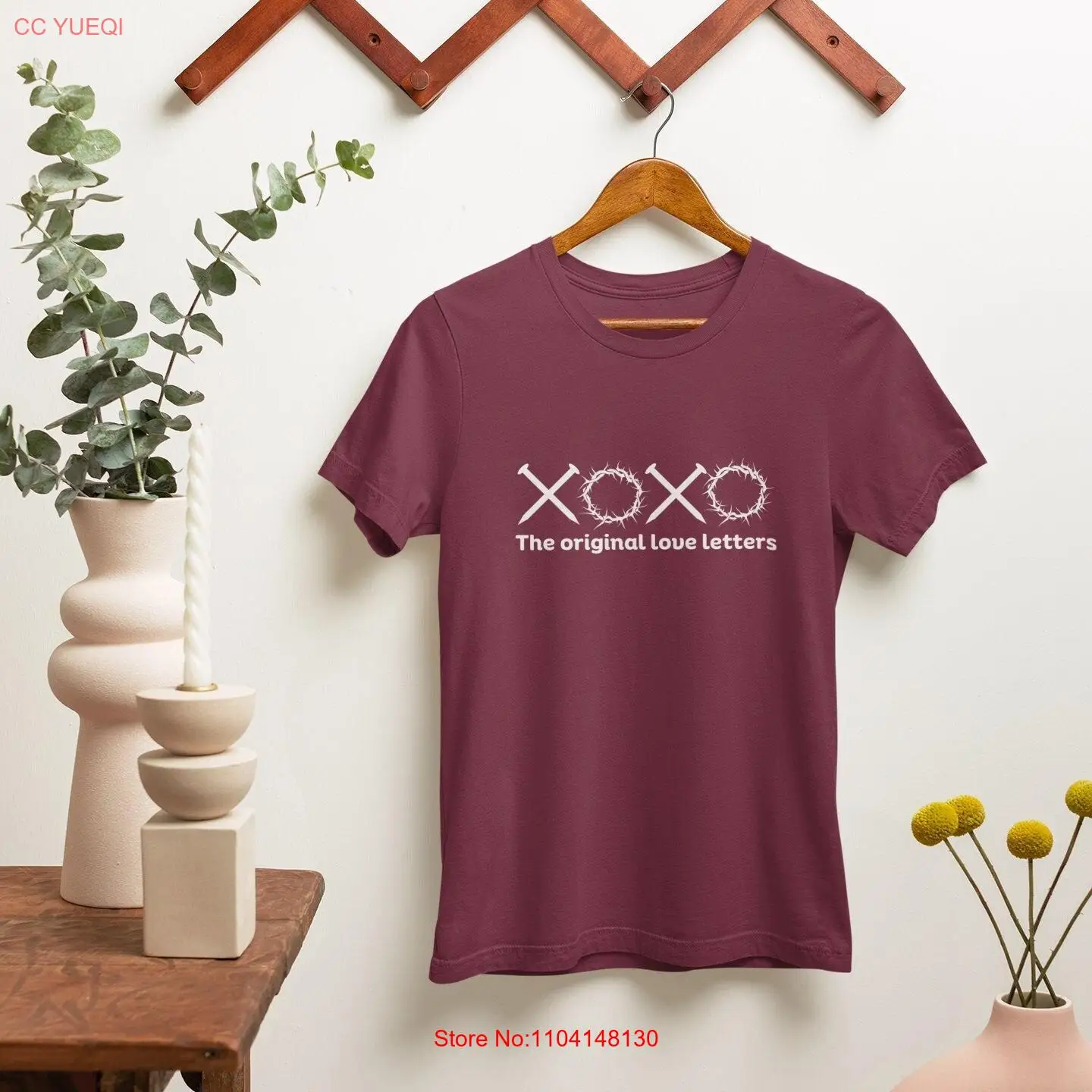

XOXO The Original Love Letters Faith T Shirt Easter Christian Religious For long or short sleeves