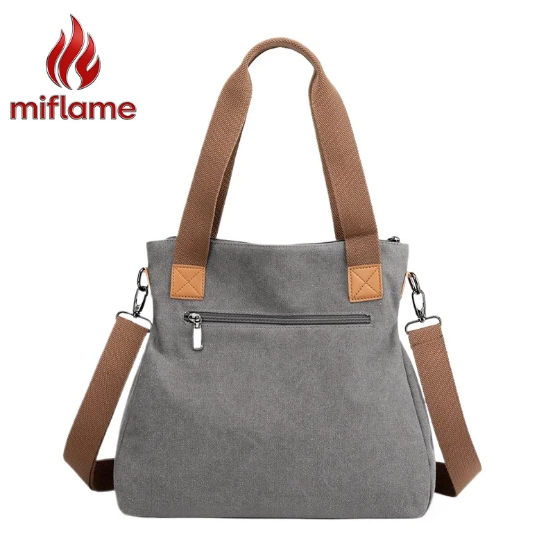 Women`s Crossbody Shoulder Tote Bag with Large Capacity Canvas Vintage Commuter Work Daily Durable