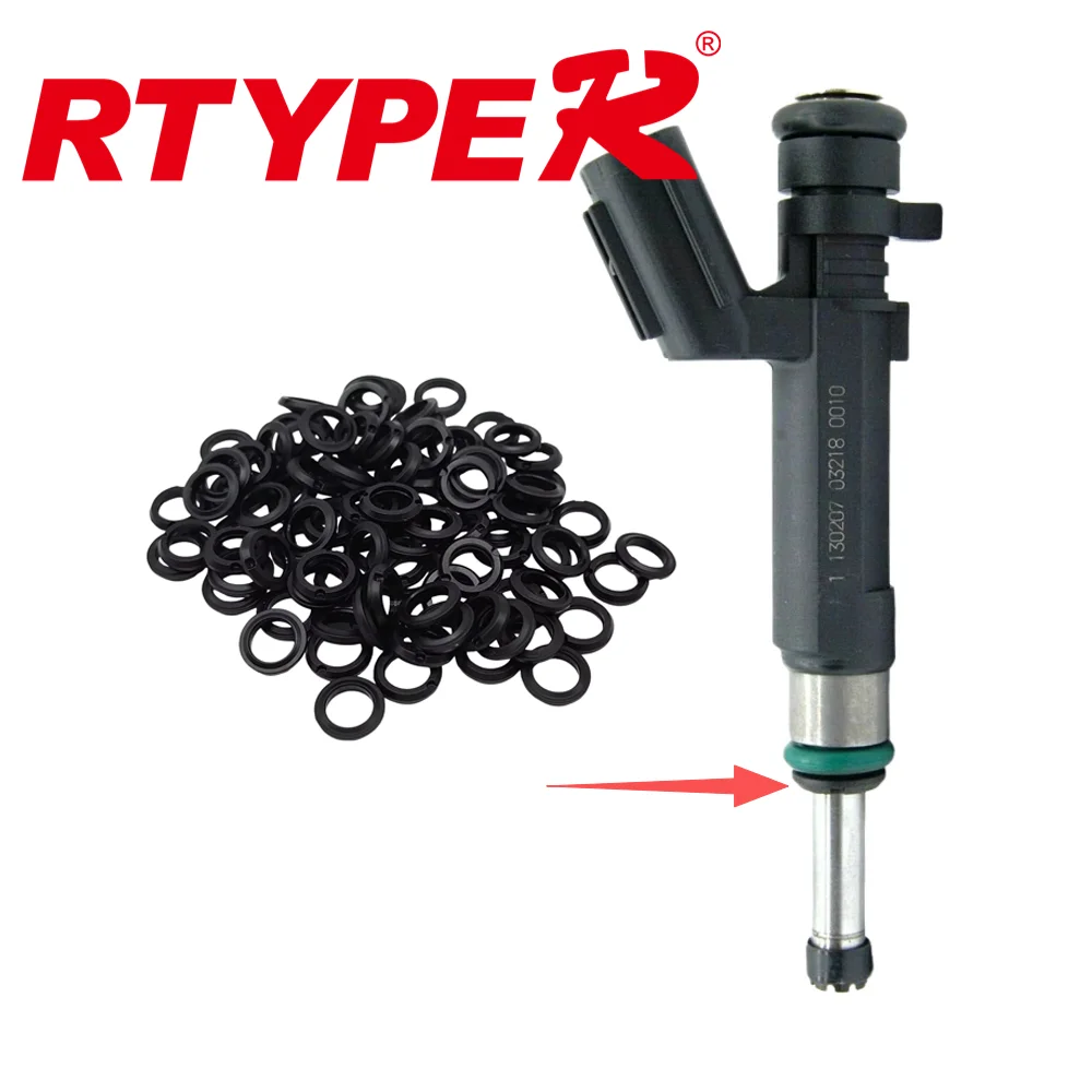Pieza de plástico del inyector de combustible 100 Uds para 16600-1KT0A 166001 KT0A FJ1192 para Nissan Versa Qida yda Liwei xuyi 1.6l L4 2012-2015