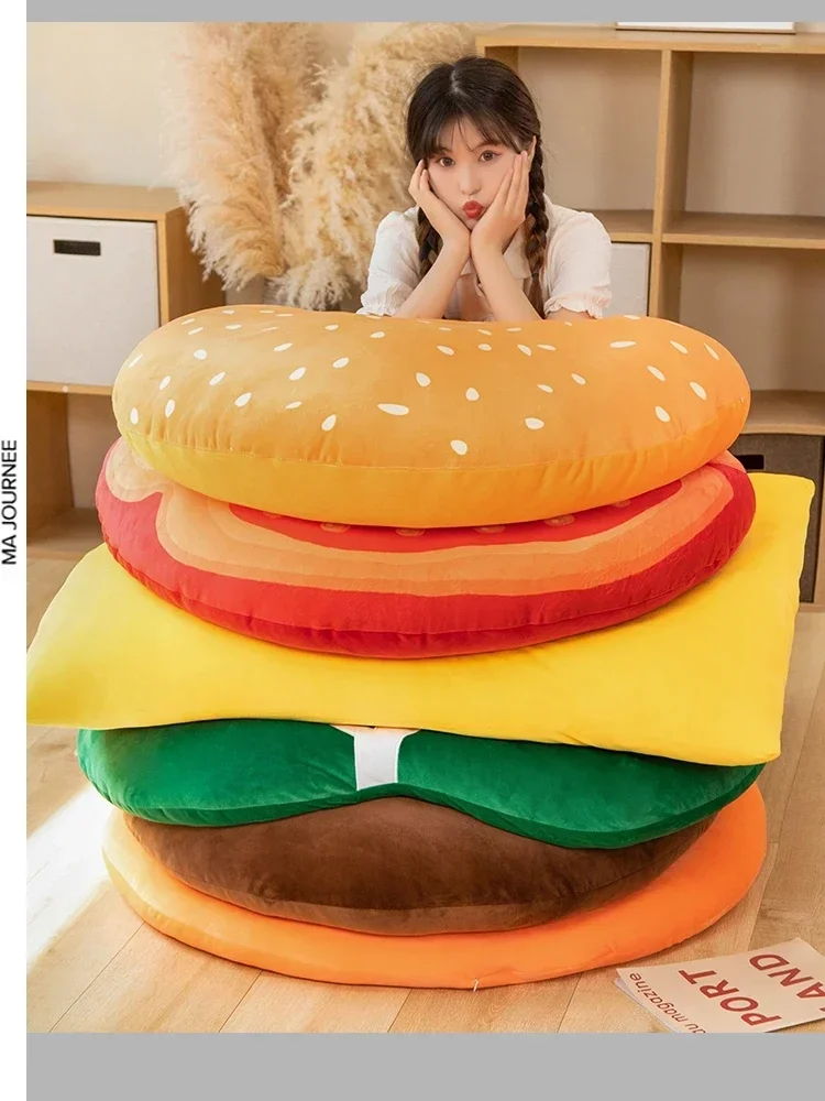 Giant Hamburger Sofa Cushion Creative Large Pillow Pillow Plush Tatami Mat Bed