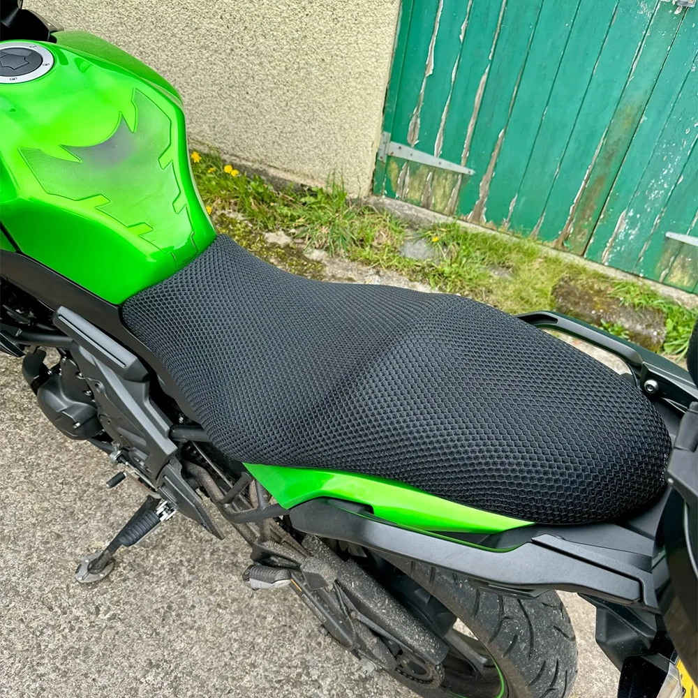 Motorcycle Protecting Cushion Seat Cover Fit For Kawasaki Versys 650 Versys650 2020 2021 Fabric Saddle Seat Cover Accessories