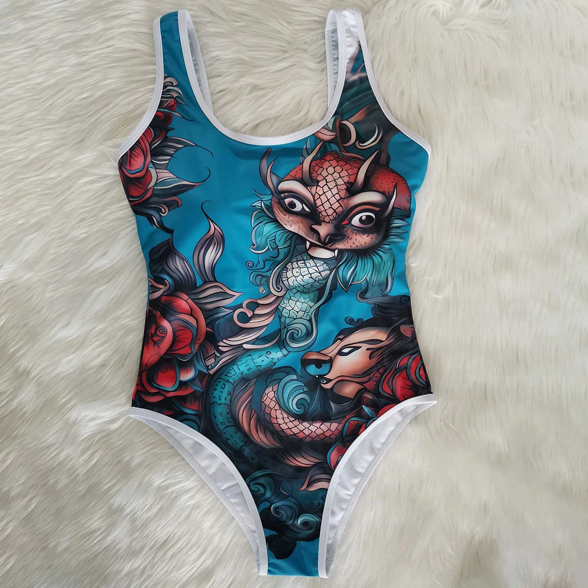 Abstract Pattern Sport One Piece Swimming Suit for Women Tummy Control Swimwear 2025 Beachwear Bathing Suit Female