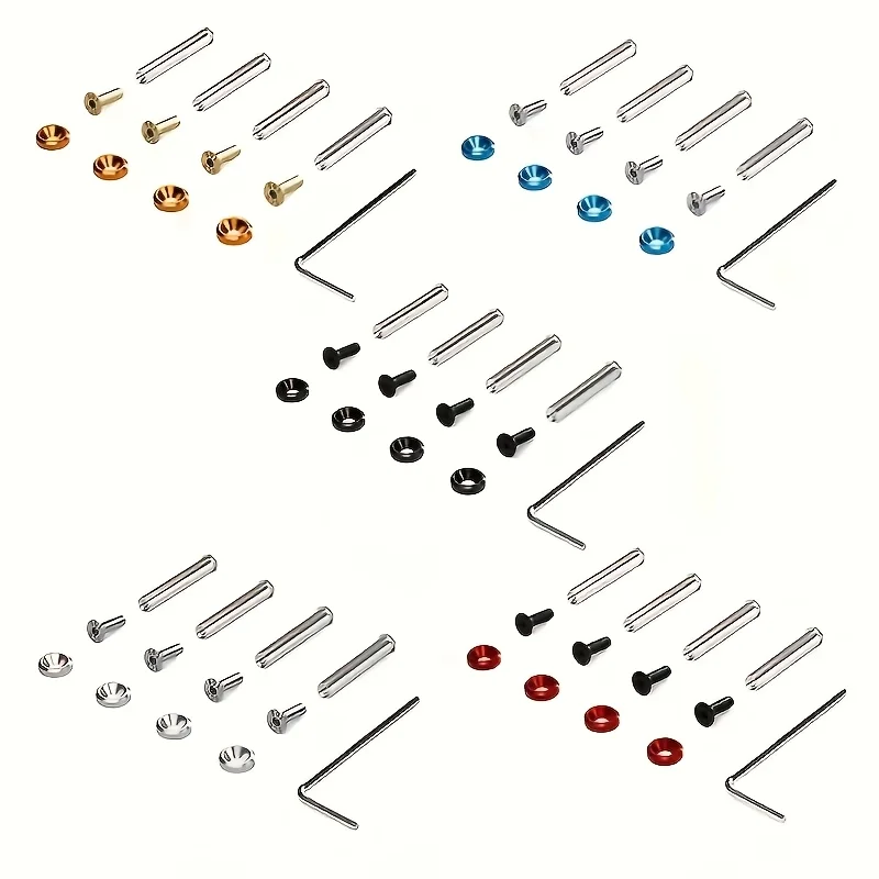 

13 pieces / 1 set, computer case fan installation kit, including stainless steel screws, locking nuts and washers