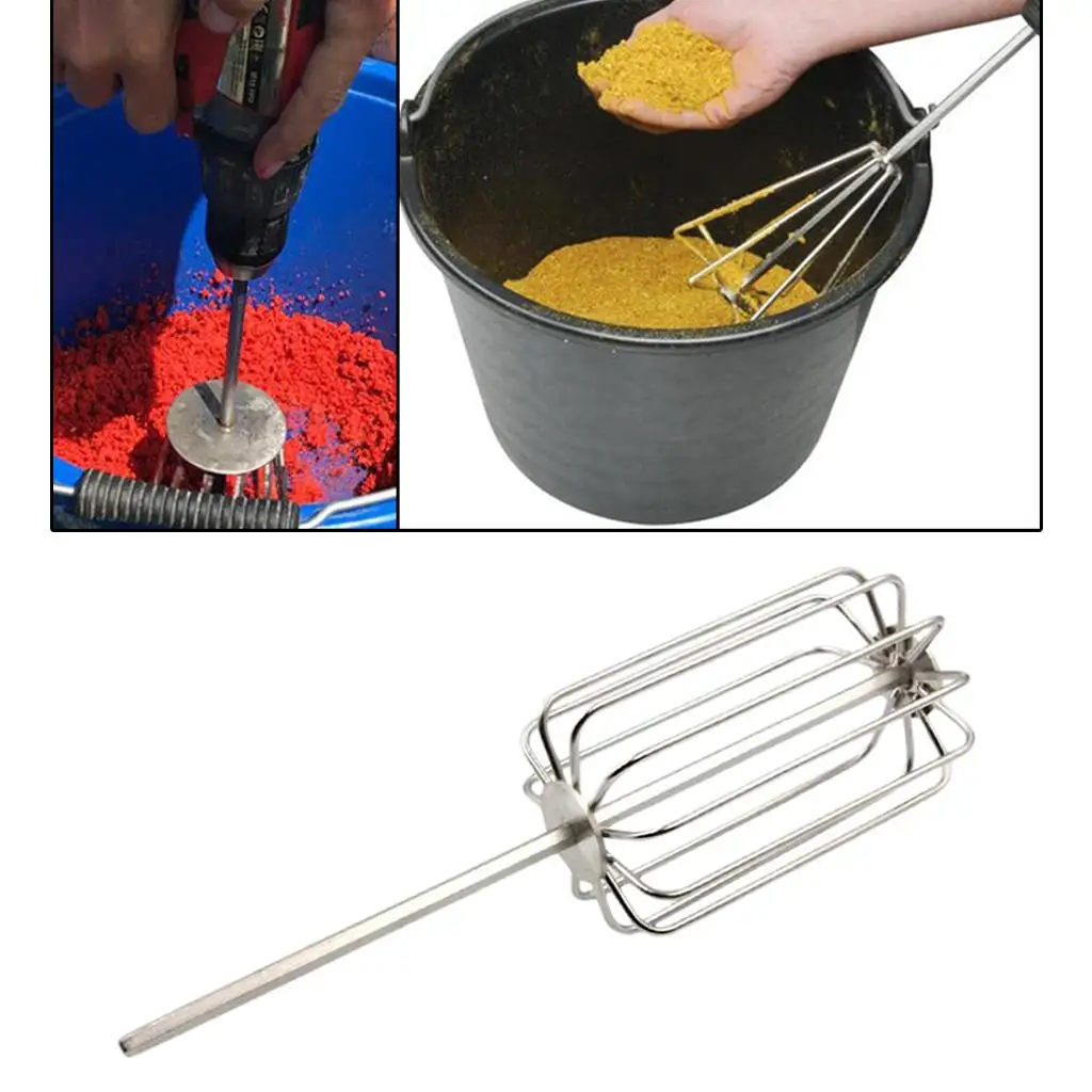 Sturdy Groundbait Mixer Mixing Whisk 11 Equipment Accessory