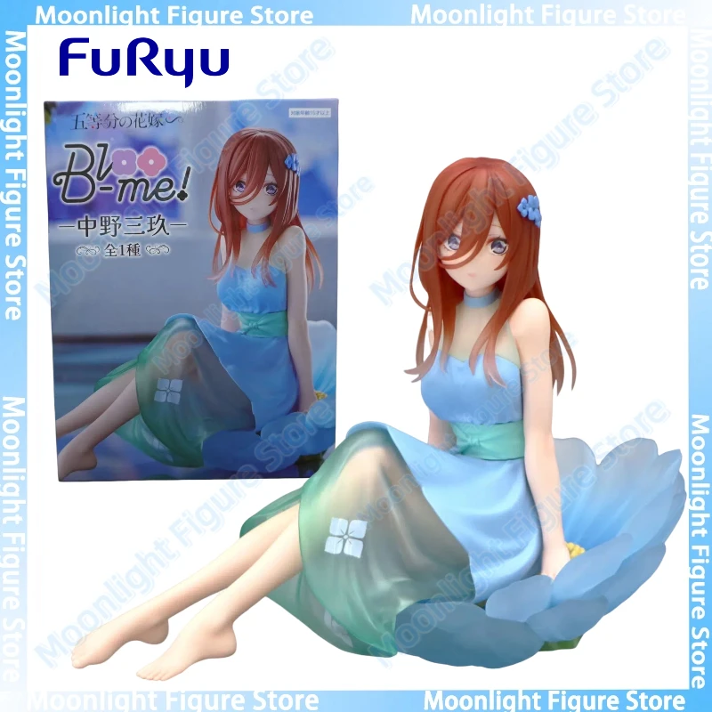 In Stock Furyu The Quintessential Quintuplets Nakano Miku Petal Dress Desktop Cute Anime Action Figure Toy Gift Model Collection