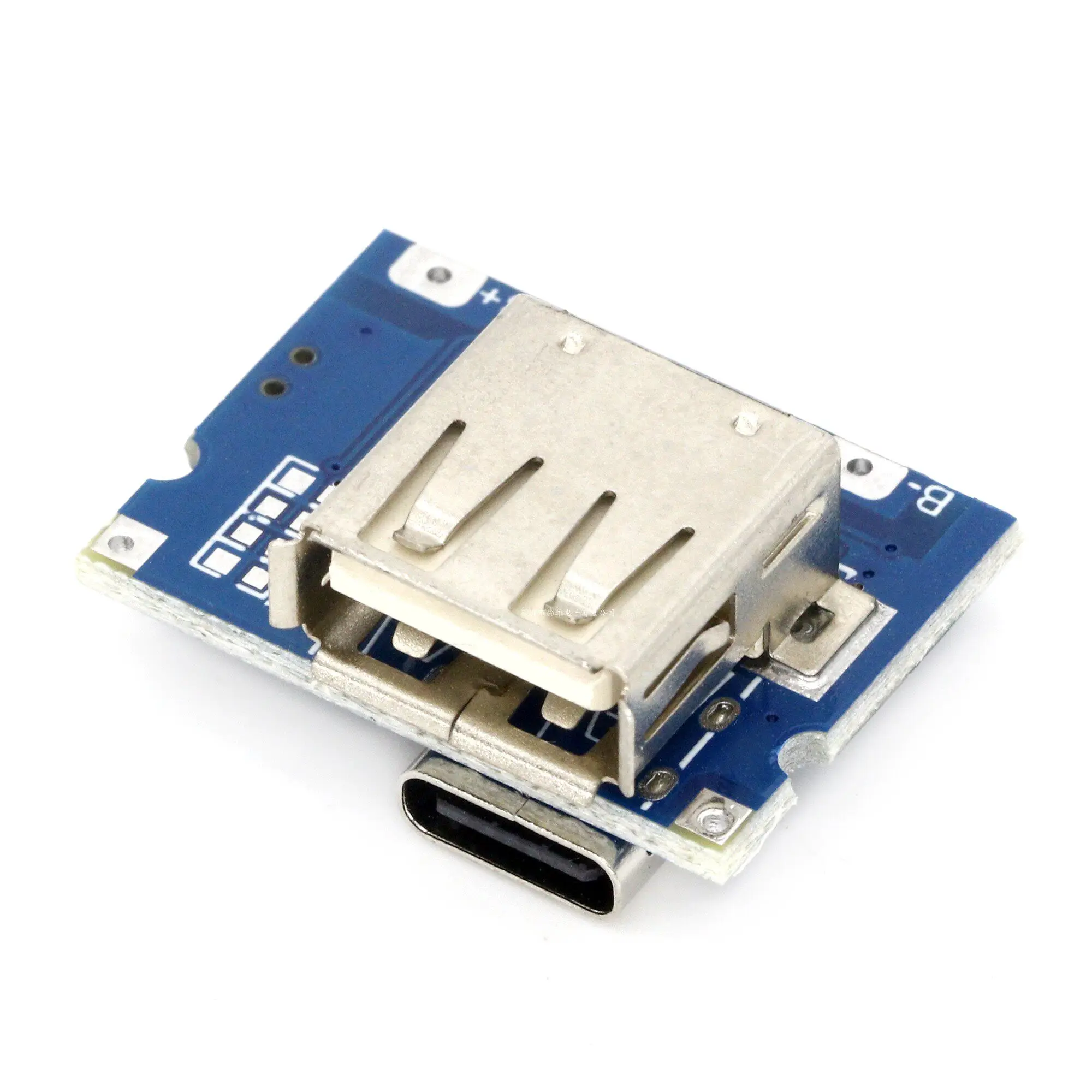 50pcs 5v 2a/2.4a lithium battery charging module power supply with type-c input/output, normally open output
