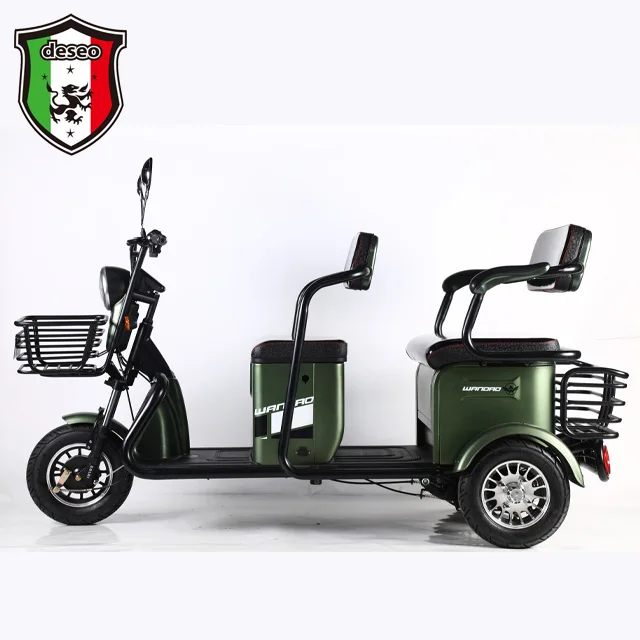 700W48/60V Three-speed Variable Speed Electric Tricycle China Factory Can Be Customized Adult Elderly Disabled Safety Tricycle