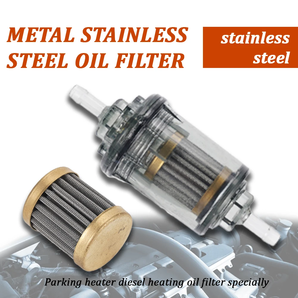 Universal Air Diesel Filter Parking Heater Parts Replacement Fuel Oil Filter Fit Truck Bus Caravan Auto Trailers Accessories