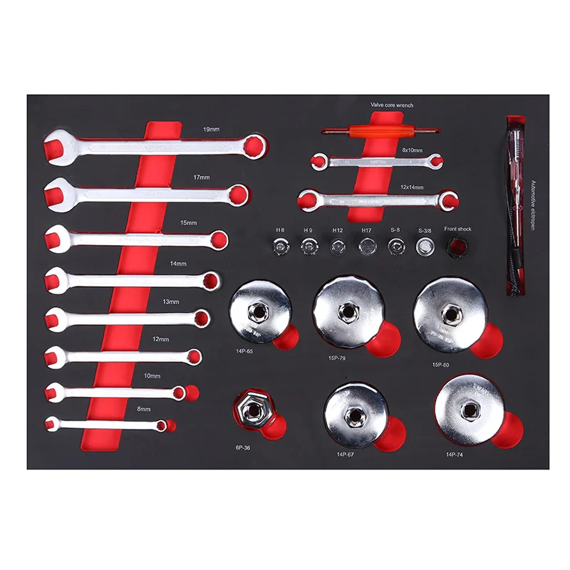158-Piece EVA Auto Repair Tool Holder Set - Durable Storage Solution for Mechanics And Home Repair