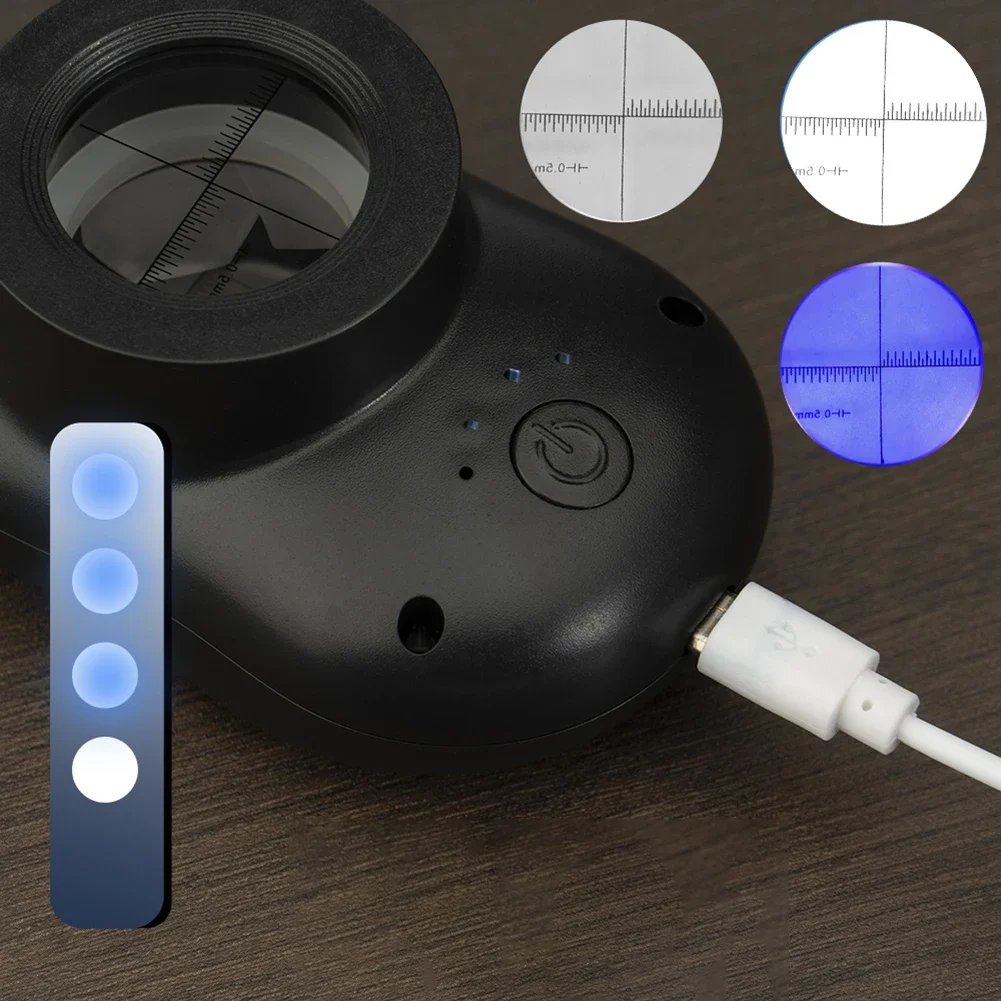 

Ergonomic Design 40x Magnification DIY Projects Adjustable Lighting Compact Design Dual Lenses Lightweight Construction