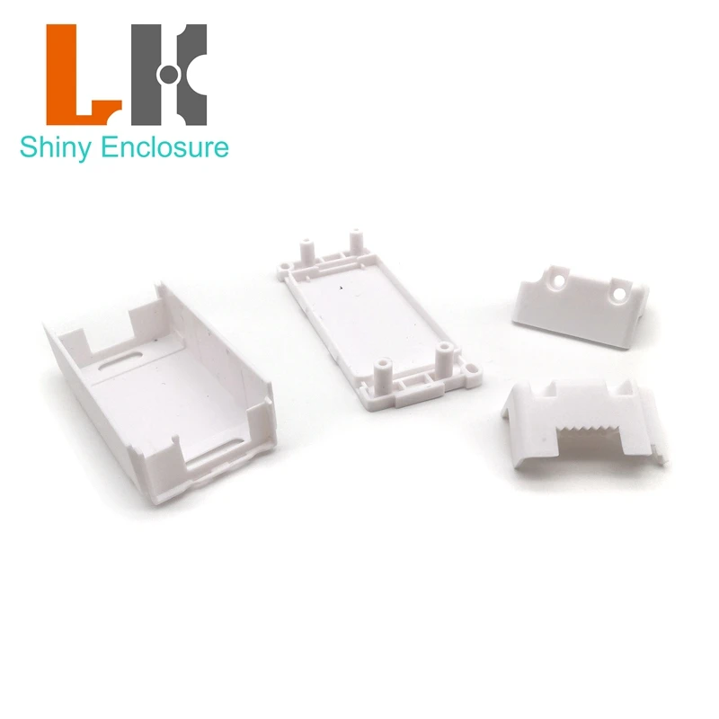 LK-LED26 5Pcs Witte Led Driver Plastic Behuizing Voeding Instrument Abs Project Outlet Junction Box 88x38x21mm