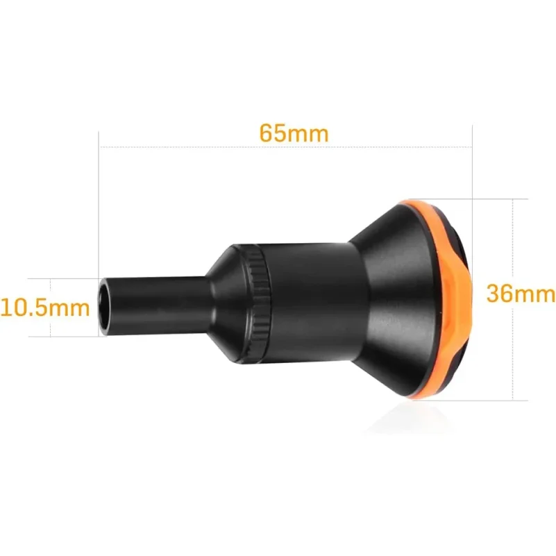 Для Orcatorch D530V D710V V, алюминиевый снуд для подводного видеофонаря, подводный снуд для макро- и видеосъемки.