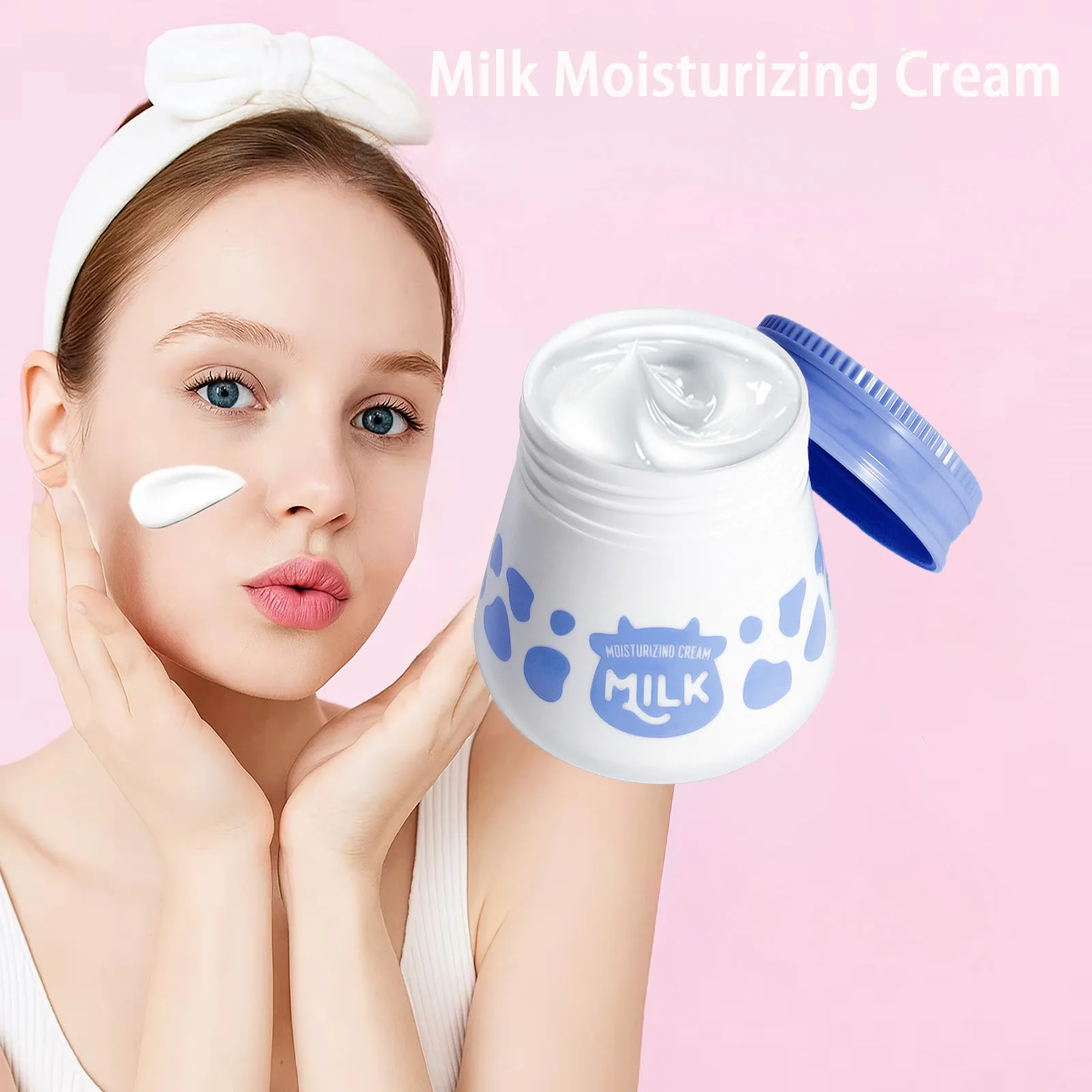 

Laikou Milk Увлажняющий крем Питательный увлажняющий осветляющий крем для лица для всех типов кожи, насыщенная текстура, глубокое увлажнение, 50 г