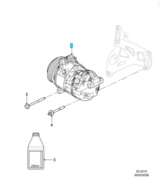 C2D56291 C2D38695 T2P1159 Ac Comperssor for Jaguar F-Pace Land Rover LR4