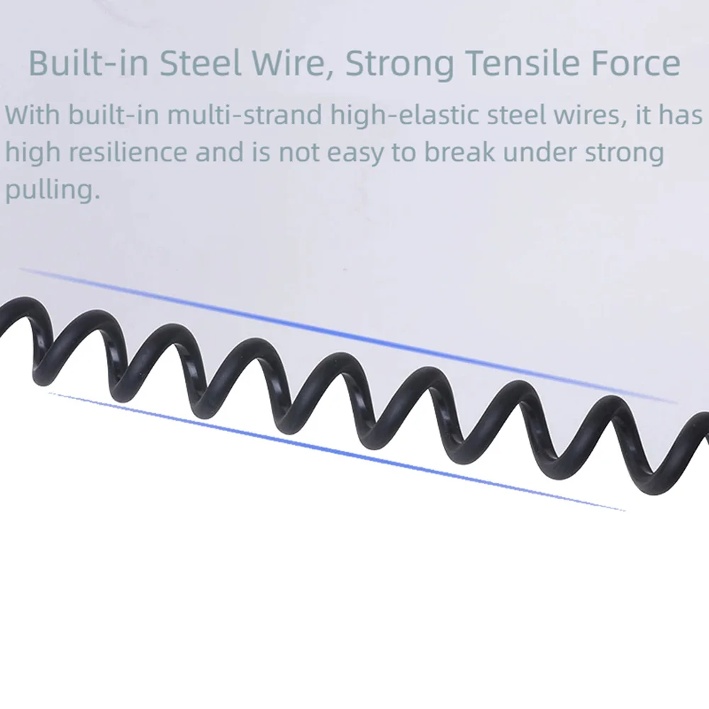Elastic Anti-Lost Lanyard Strap, Telescopic Spring Cord for Outdoor Activities