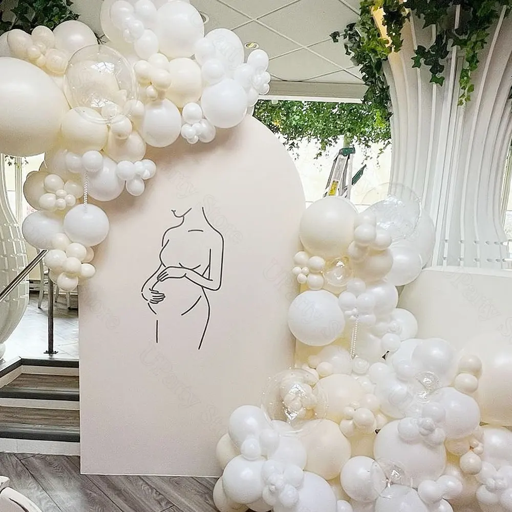 Pregant Woman Stickers for Party Decor Small Large Size Pregnant Woman Vinyl Sticker for Baby Shower Gender Reveal Party Decor