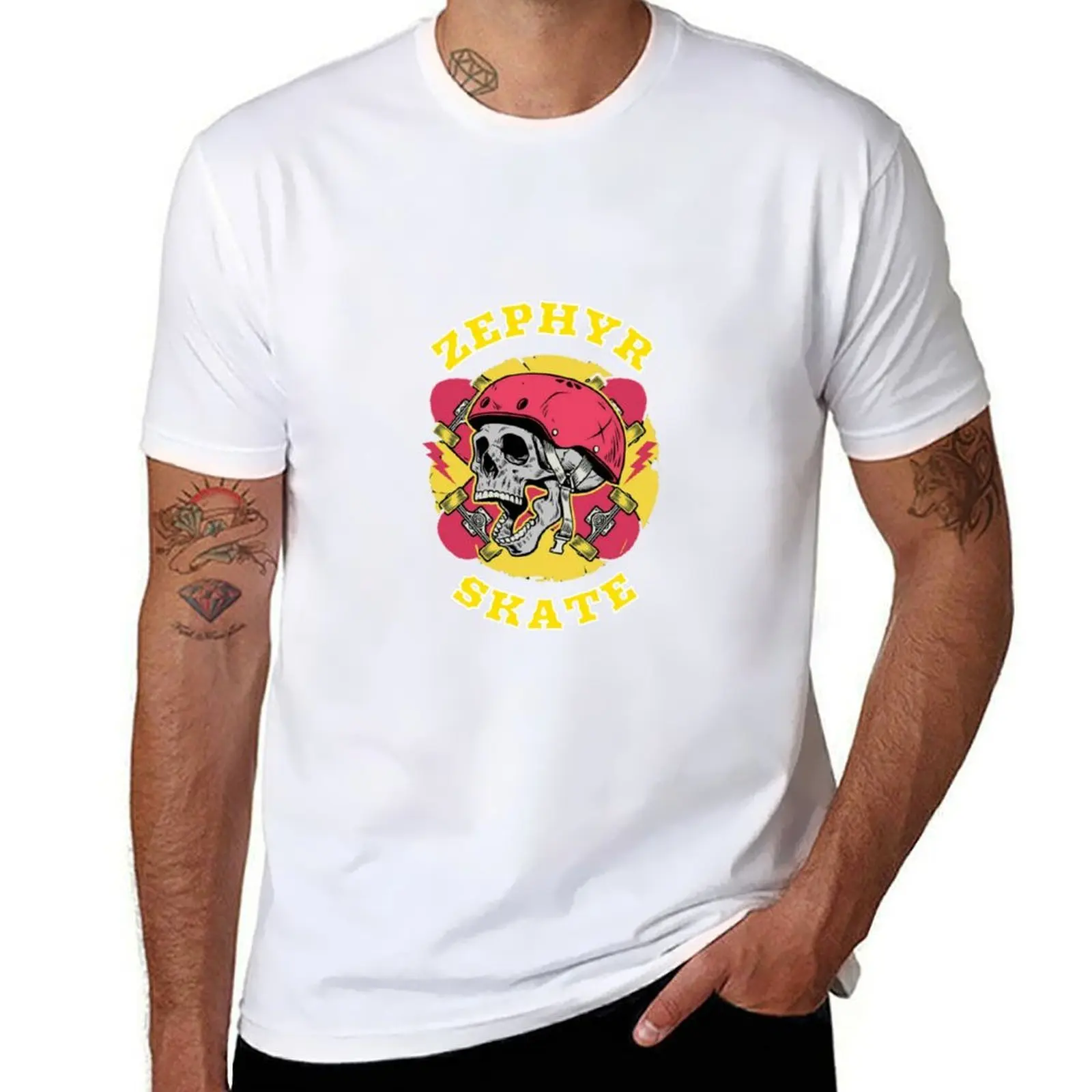 

Zephyr skate T-Shirt cotton t shirt man anime tshirt T-Shirt