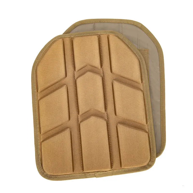 Tactical Removable Molded Vest Plate Carrier Pad for Airsoft Paintball Game Vest Tactical Vest Cushion 25x30cm 2PCS