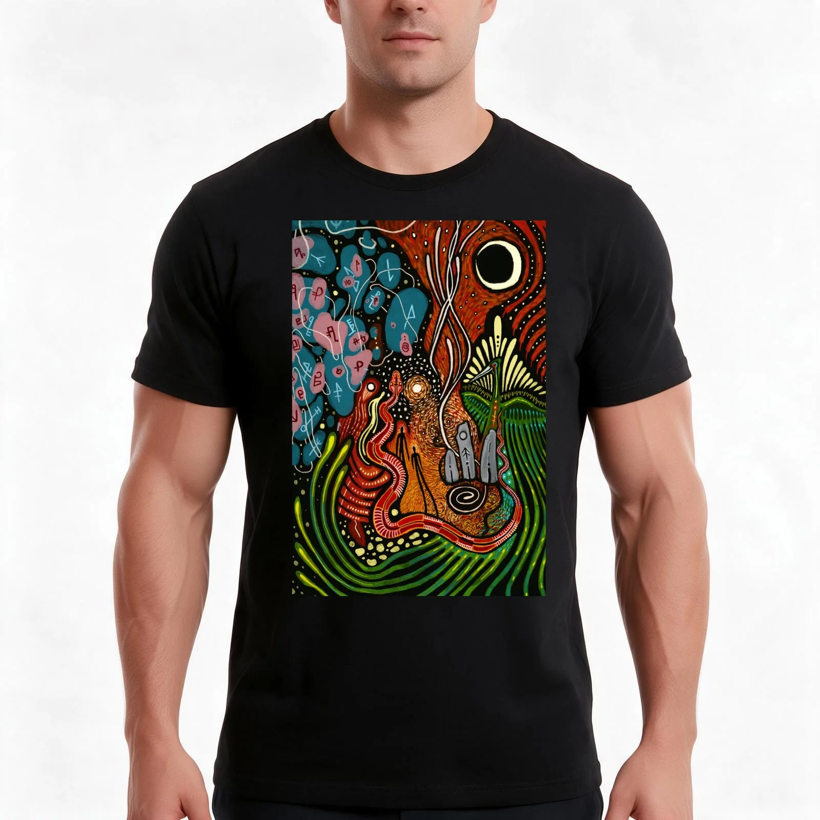 The Conscious Cycle T-Shirt, Summer Casual Cotton Tee, Oversized Streetwear Tops, Vintage Graphic Print, Loose Fit Short Sleeve