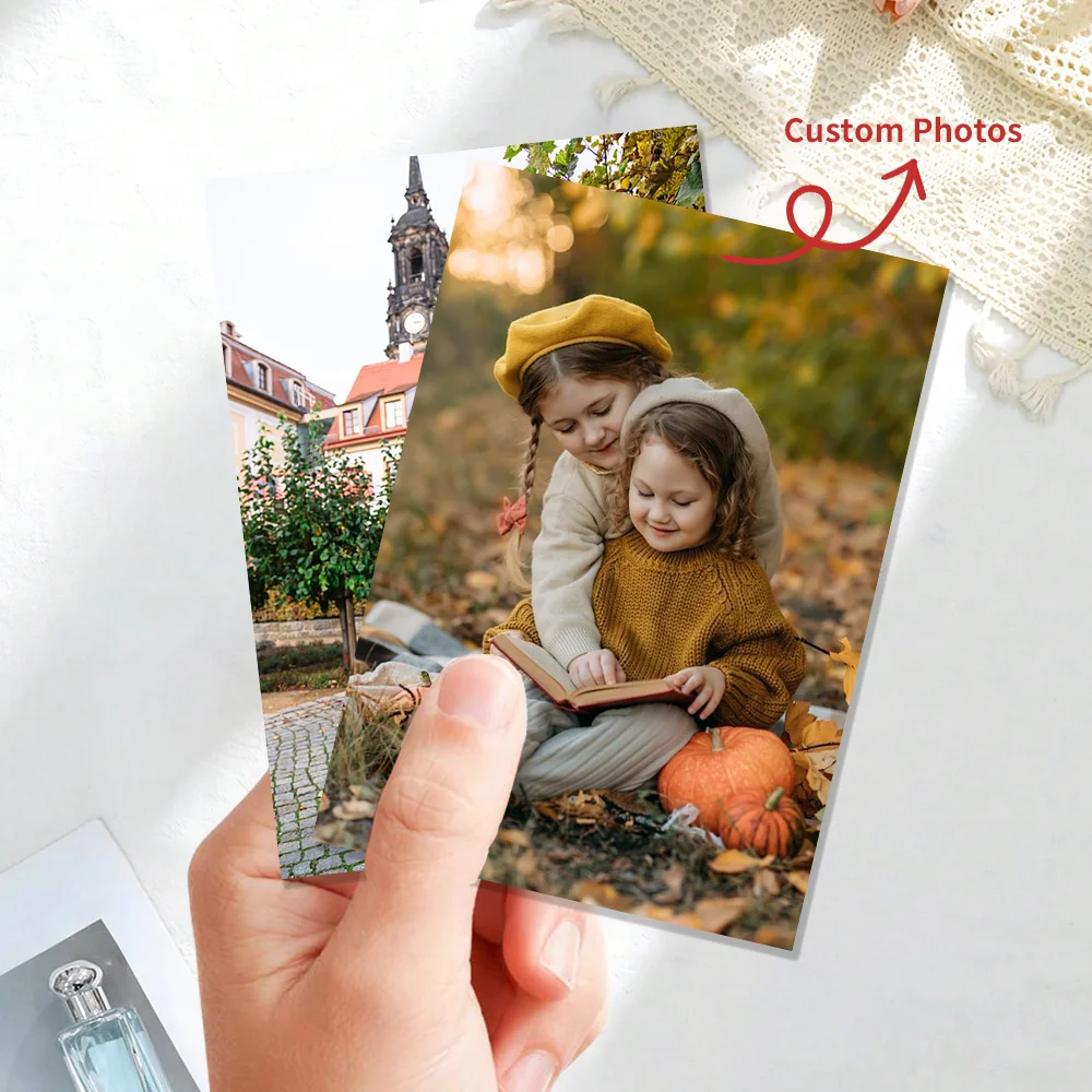 8/16/24/32pcs Custom Postcard Set, Blank Watercolor Paper Cards,Handwritten DIY Art Postcards, Mailable Postcard Kit,.