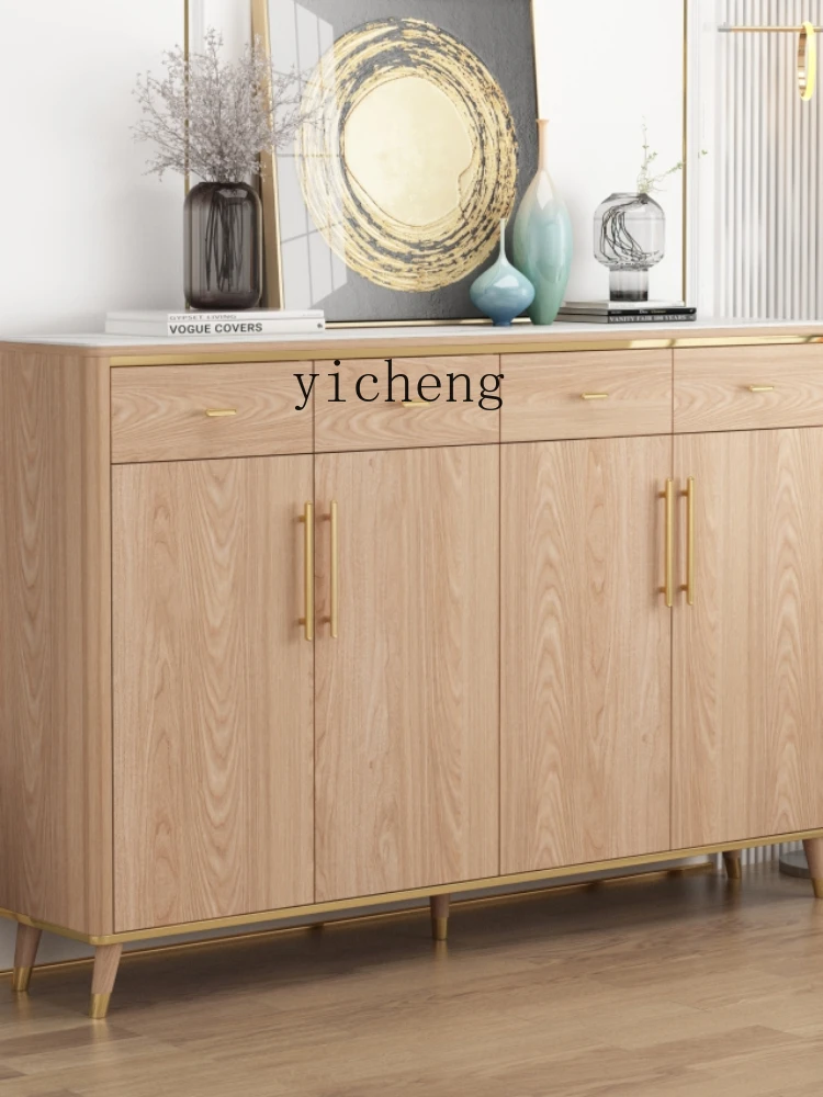 YY Home Doorway Large Capacity Lobby Entrance Cabinet Light Luxury Entrance Living Room Locker