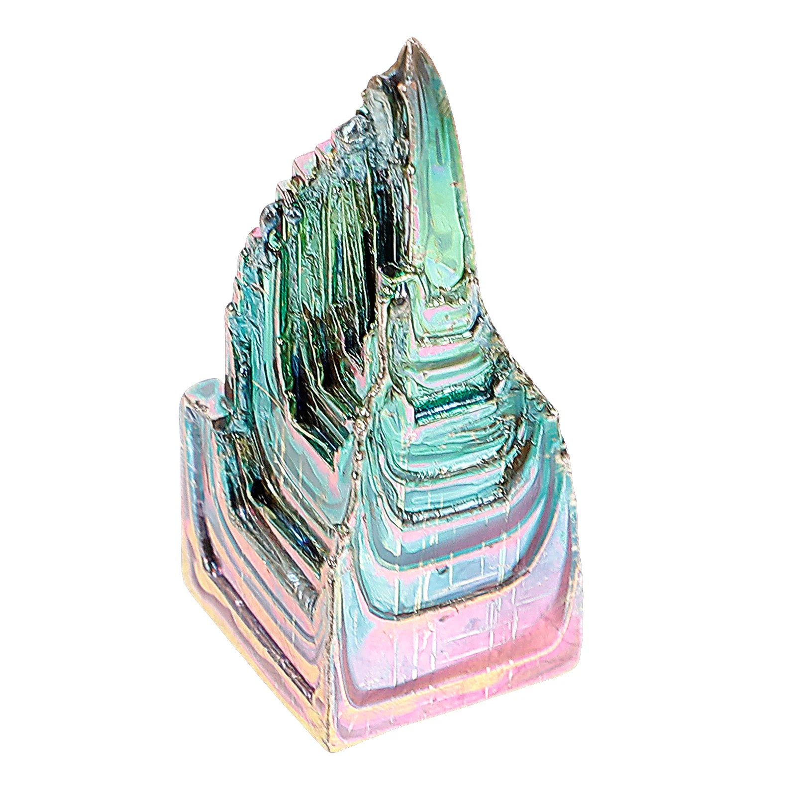 

Bismuth Ore Crystal Decoration Desktop Ornament Decorate Specimen Mineral Adornment